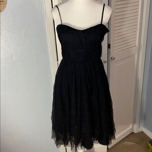 Banana republic black semi formal cocktail dress 👗 💕